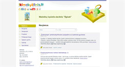 Desktop Screenshot of mazeikiu-eglute.ikimokyklinis.lt