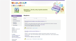 Desktop Screenshot of dovilu-kregzdute.ikimokyklinis.lt