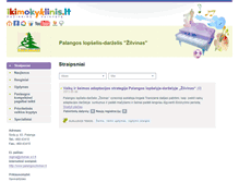 Tablet Screenshot of palangos-zilvinas.ikimokyklinis.lt